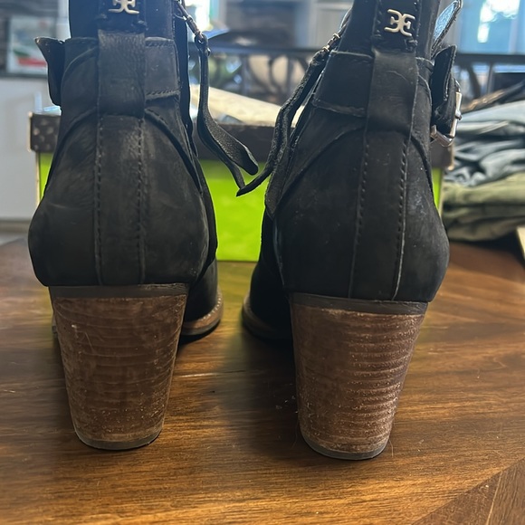 Like new Sam Edelman Morris Black leather boot sz 9 - Picture 4 of 6